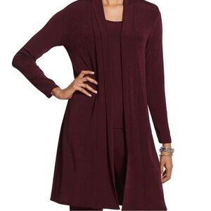 Chico’s Travelers long jacket/topper